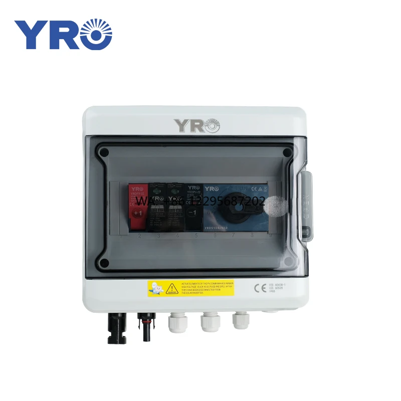 YRO 1 in 1 Out 1000V Solar Combination Safe Key Lock Box AC/DC Pv String Combiner Box Solar Panel Connector Junction Box
YRO 1 in 1 Out 1000V Solar Combination Safe Key Lock Box AC/DC Pv String Combiner Box Solar Panel Connector Junction Box