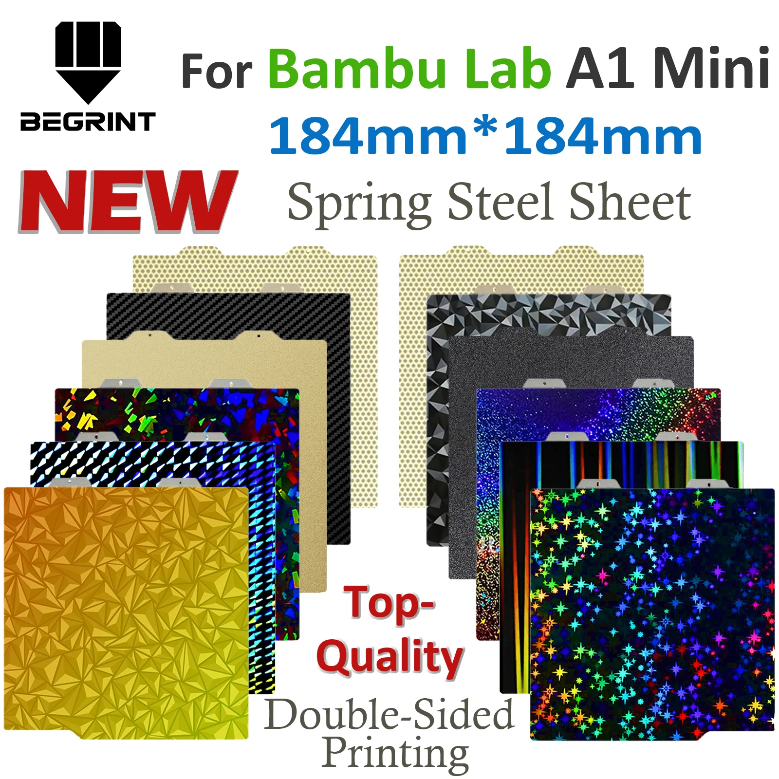Для Bambu Lab A1 Mini Build Plate Текстурированный лист PEI PEO Carbon Fiber PET Пружинная стальная пластина для Bambulab Bamboo A1 Mini
Для Bambu Lab A1 Mini Build Plate Текстурированный лист PEI PEO Carbon Fiber PET Пружинная стальная пластина для Bambulab Bamboo A1 Mini