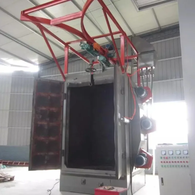 Professional Electri Hanger Type Shot Blasting Machine Single hook shot blasting machine for Cleaning Gas Bottles and Burnishing
Professional Electri Hanger Type Shot Blasting Machine Single hook shot blasting machine for Cleaning Gas Bottles and Burnishing