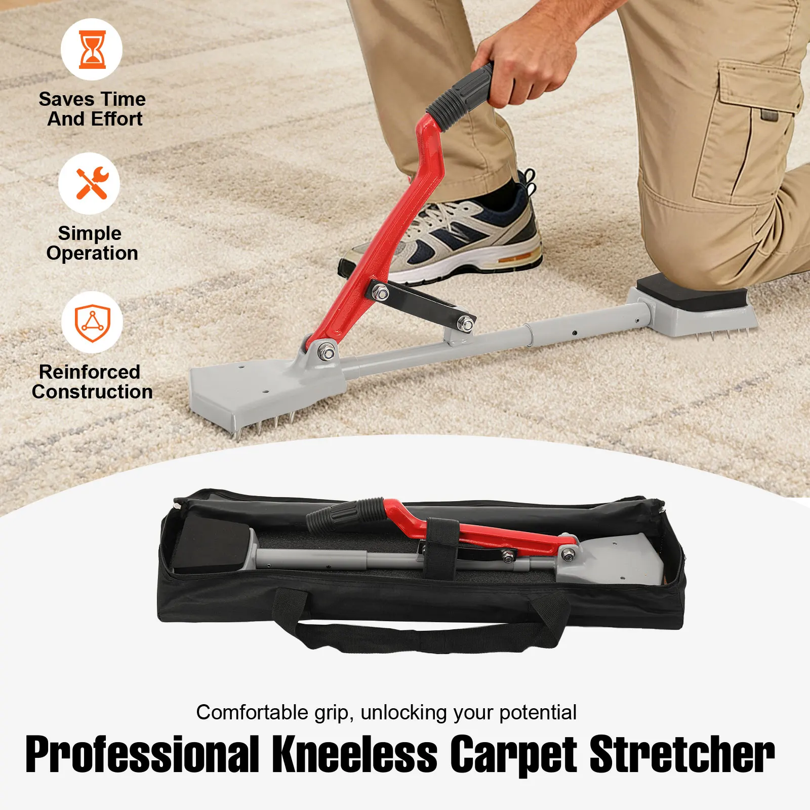 Carpet Stretcher Carpet Tool Carpet Leveler Hotel Maintenance Paving Tool Kneeless Carpet Stretcher Carpet Tool Support
Carpet Stretcher Carpet Tool Carpet Leveler Hotel Maintenance Paving Tool Kneeless Carpet Stretcher Carpet Tool Support