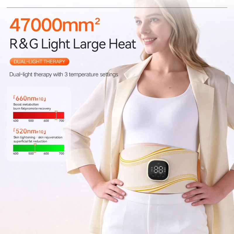 Abdomen Waist Pain Relief Vibrating Massager Heating Belt red Light Therapy Waist Slimming Muscle Training Massager Belt
Abdomen Waist Pain Relief Vibrating Massager Heating Belt red Light Therapy Waist Slimming Muscle Training Massager Belt