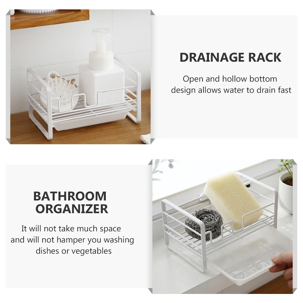 Hollow Out Drainage Rack Kitchen Sink Sponge Holder Dishcloth Storage Shelf Sink Organizer Bathroom Cleaning Tools Rack
Hollow Out Drainage Rack Kitchen Sink Sponge Holder Dishcloth Storage Shelf Sink Organizer Bathroom Cleaning Tools Rack