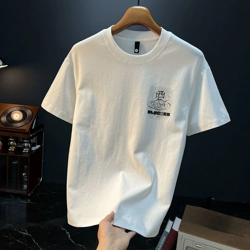 Print Men's T-shirt Tops 100℅ Cotton Male Tees Shirts Hot Fashion Aesthetic Clothing Luxury High Quality Funny Summer Elastic
Print Men's T-shirt Tops 100℅ Cotton Male Tees Shirts Hot Fashion Aesthetic Clothing Luxury High Quality Funny Summer Elastic