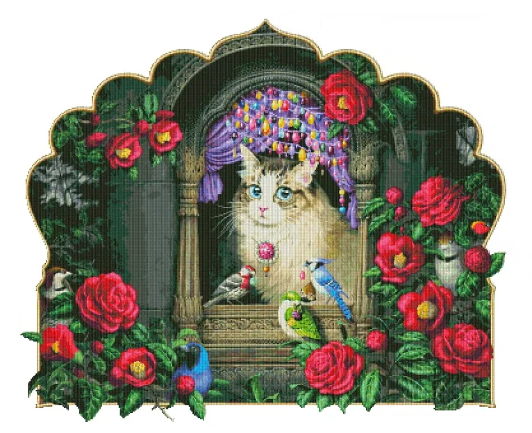 Набор для шитья Rose Garden Cat 18CT 16CT 14CT без печати наборы для вышивки крестом искусство вышивки DIY рукоделие ручной работы домашний декор
Набор для шитья Rose Garden Cat 18CT 16CT 14CT без печати наборы для вышивки крестом искусство вышивки DIY рукоделие ручной работы домашний декор