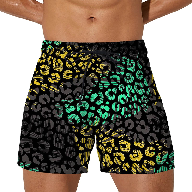 New Fashion Personality Funny 3D Leopard Print Hawaii Beach Shorts Men Summer Swimming Men's Shorts Loose Sports Shorts Clothes
New Fashion Personality Funny 3D Leopard Print Hawaii Beach Shorts Men Summer Swimming Men's Shorts Loose Sports Shorts Clothes