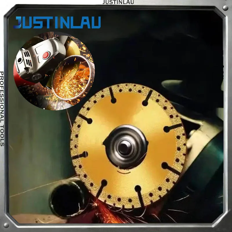 JUSTINLAU 1PC 100/115/125mm Diamond Saw Blade Metal Brazing Iron Steel Bar Stainless Steel Cutting Disc Cutting Wheel Tool
JUSTINLAU 1PC 100/115/125mm Diamond Saw Blade Metal Brazing Iron Steel Bar Stainless Steel Cutting Disc Cutting Wheel Tool