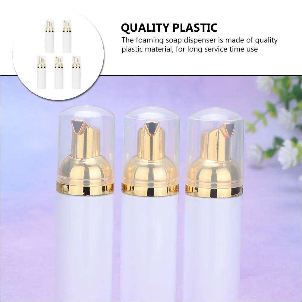 5 Pcs Foam Bottle 60ml Empty Plastic Press Dispenser Travel Shampoo Container Makeup Pump Foaming Cleanser Bottles Lightweight
5 Pcs Foam Bottle 60ml Empty Plastic Press Dispenser Travel Shampoo Container Makeup Pump Foaming Cleanser Bottles Lightweight