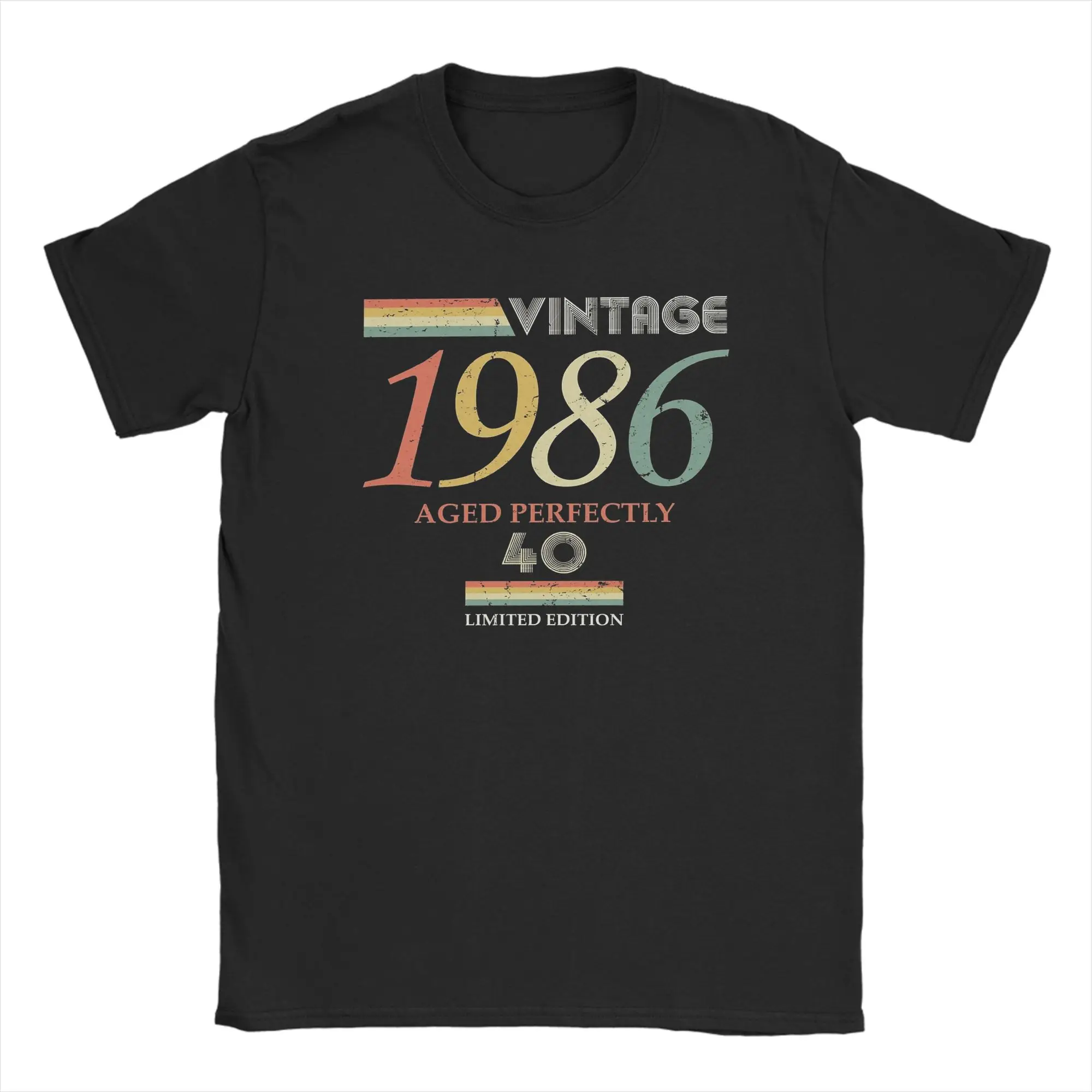 Streetwear T-Shirt Summer Vintage 1986 40th Birthday Aged Perfectly Gift Novelty T Shirts Cotton Tee Shirt for Couple Top Tees
Streetwear T-Shirt Summer Vintage 1986 40th Birthday Aged Perfectly Gift Novelty T Shirts Cotton Tee Shirt for Couple Top Tees