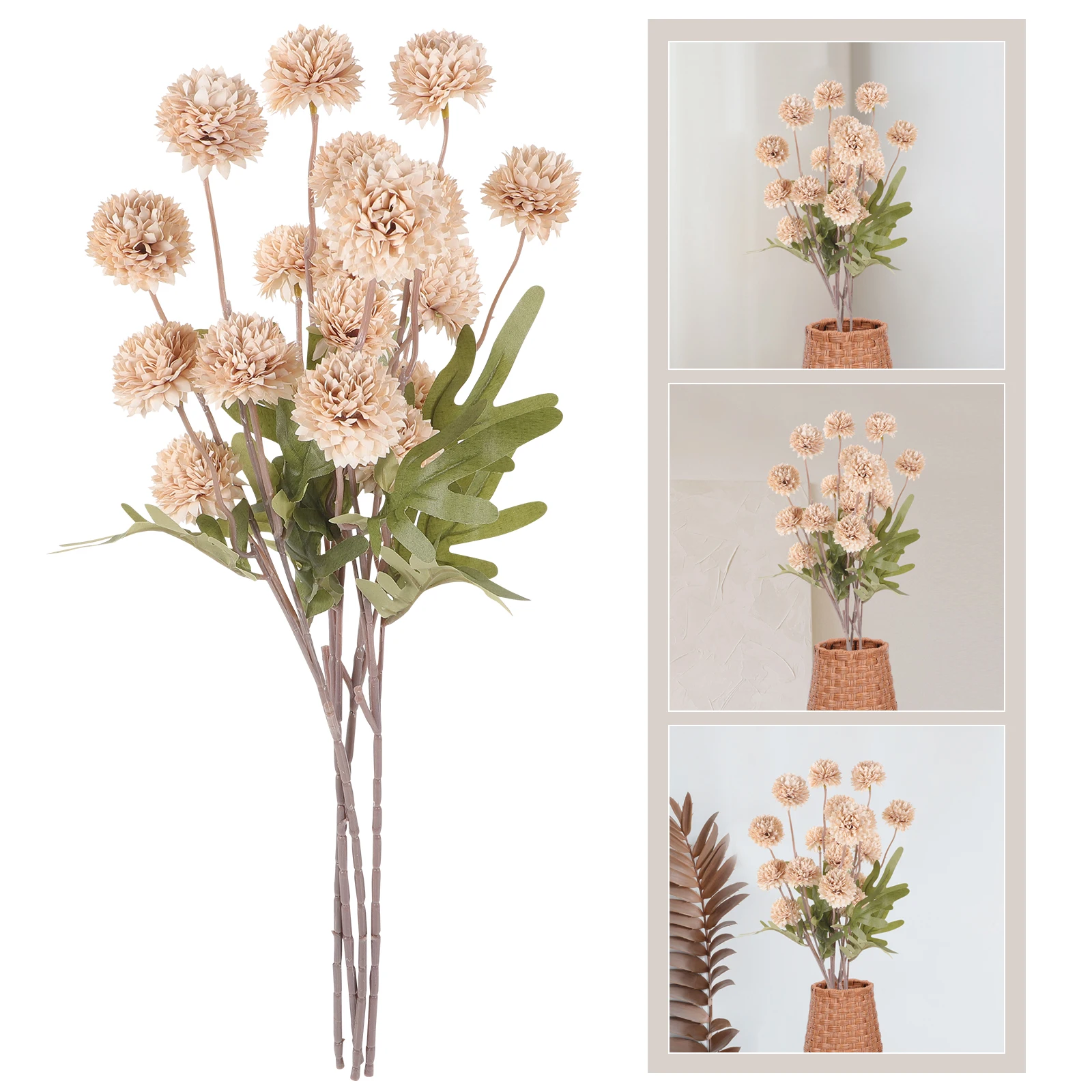4 Pcs Artificial Flowers Lifelike Faux Dandelions Fall Blue Mini Chrysanthemum Decor Wedding Home Party DIY Materials
4 Pcs Artificial Flowers Lifelike Faux Dandelions Fall Blue Mini Chrysanthemum Decor Wedding Home Party DIY Materials