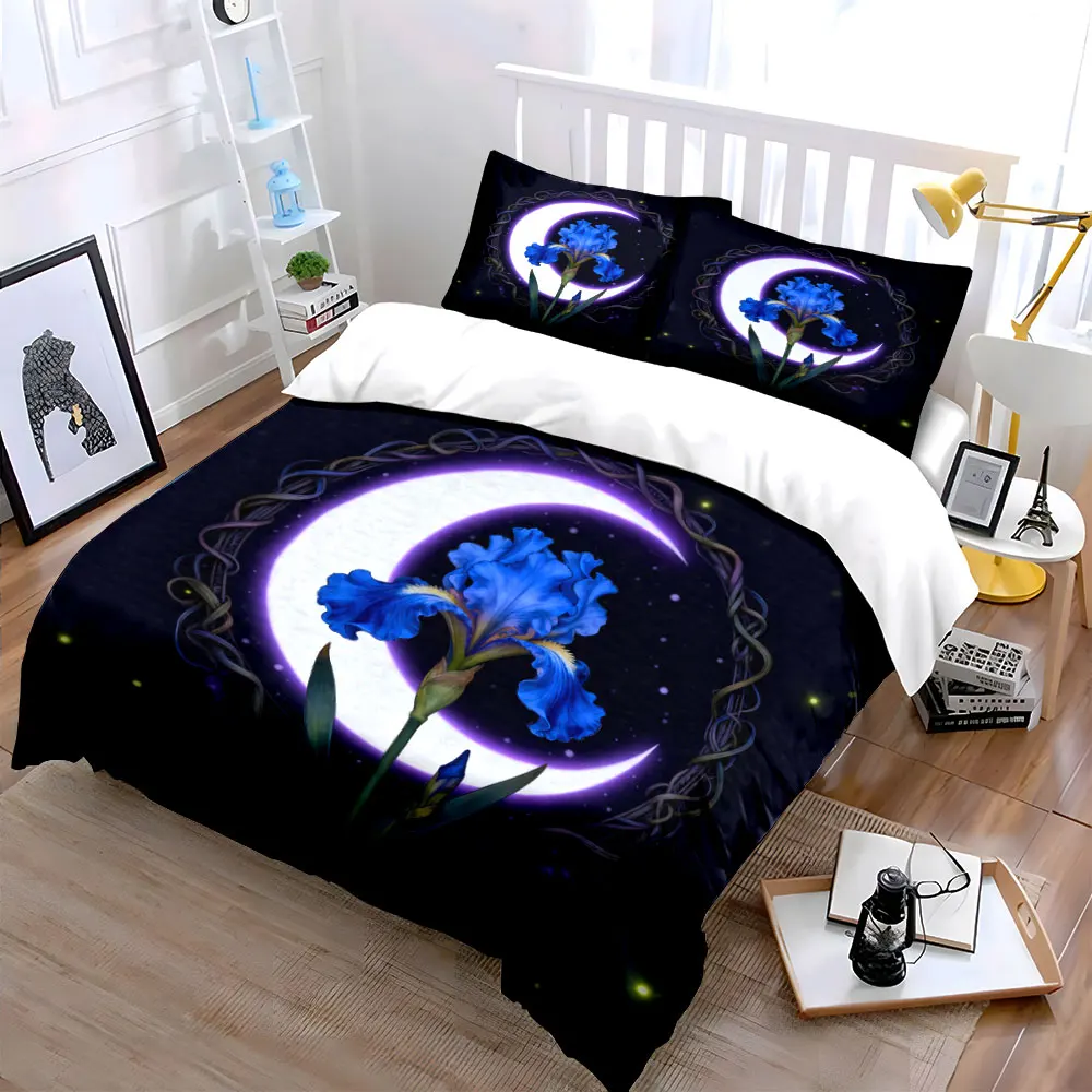 "Moonlight Floral Decor Set" Soft Comfortable Duvet Cover Bedding Set Included 1*Duvet Cover & 2*Pillowcases, gift
"Moonlight Floral Decor Set" Soft Comfortable Duvet Cover Bedding Set Included 1*Duvet Cover & 2*Pillowcases, gift