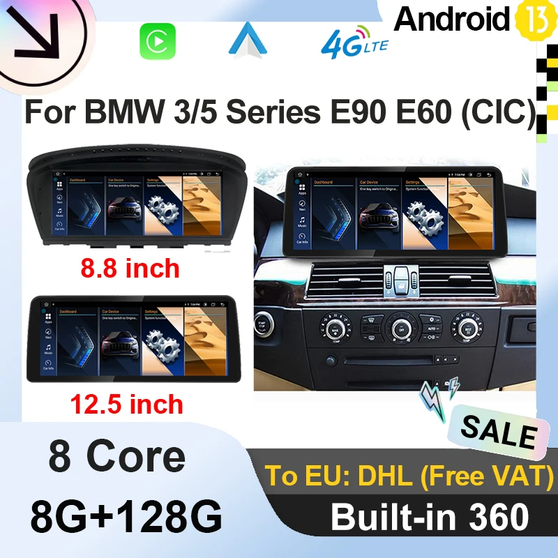 Factory Price Android 13 Car Radio Carplay For BMW 3 Series E90 E91 5 Series E60 E61 Video Player Monitor Multimedia GPS 360 Cam
Factory Price Android 13 Car Radio Carplay For BMW 3 Series E90 E91 5 Series E60 E61 Video Player Monitor Multimedia GPS 360 Cam