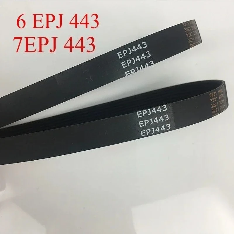 Vega Rubber Poly V Multi Wedge Belt EPJ 443 6 Ribs Motor Conveyor Roller Transmission Replacement Belt
Vega Rubber Poly V Multi Wedge Belt EPJ 443 6 Ribs Motor Conveyor Roller Transmission Replacement Belt