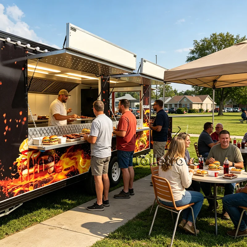 Luxury Mobile Food Cart Trailer Custom Food Truck Trailer Commercial Food Trailer Ice Cream Fast Food Truck for Sale USA
Luxury Mobile Food Cart Trailer Custom Food Truck Trailer Commercial Food Trailer Ice Cream Fast Food Truck for Sale USA