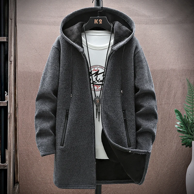 Sweaters Coat Men 2025 Warm Zipper Medium Long Cardigan Sweaters Men Cashmere Blended Casual Comfortable Knitwear Sweater Jacket
Sweaters Coat Men 2025 Warm Zipper Medium Long Cardigan Sweaters Men Cashmere Blended Casual Comfortable Knitwear Sweater Jacket