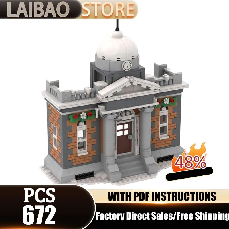 Modular City Building Model Moc Building Blocks Winter Bank Technology Brick DIY Assembly Holiday Gifts Construction Set Toys
Modular City Building Model Moc Building Blocks Winter Bank Technology Brick DIY Assembly Holiday Gifts Construction Set Toys