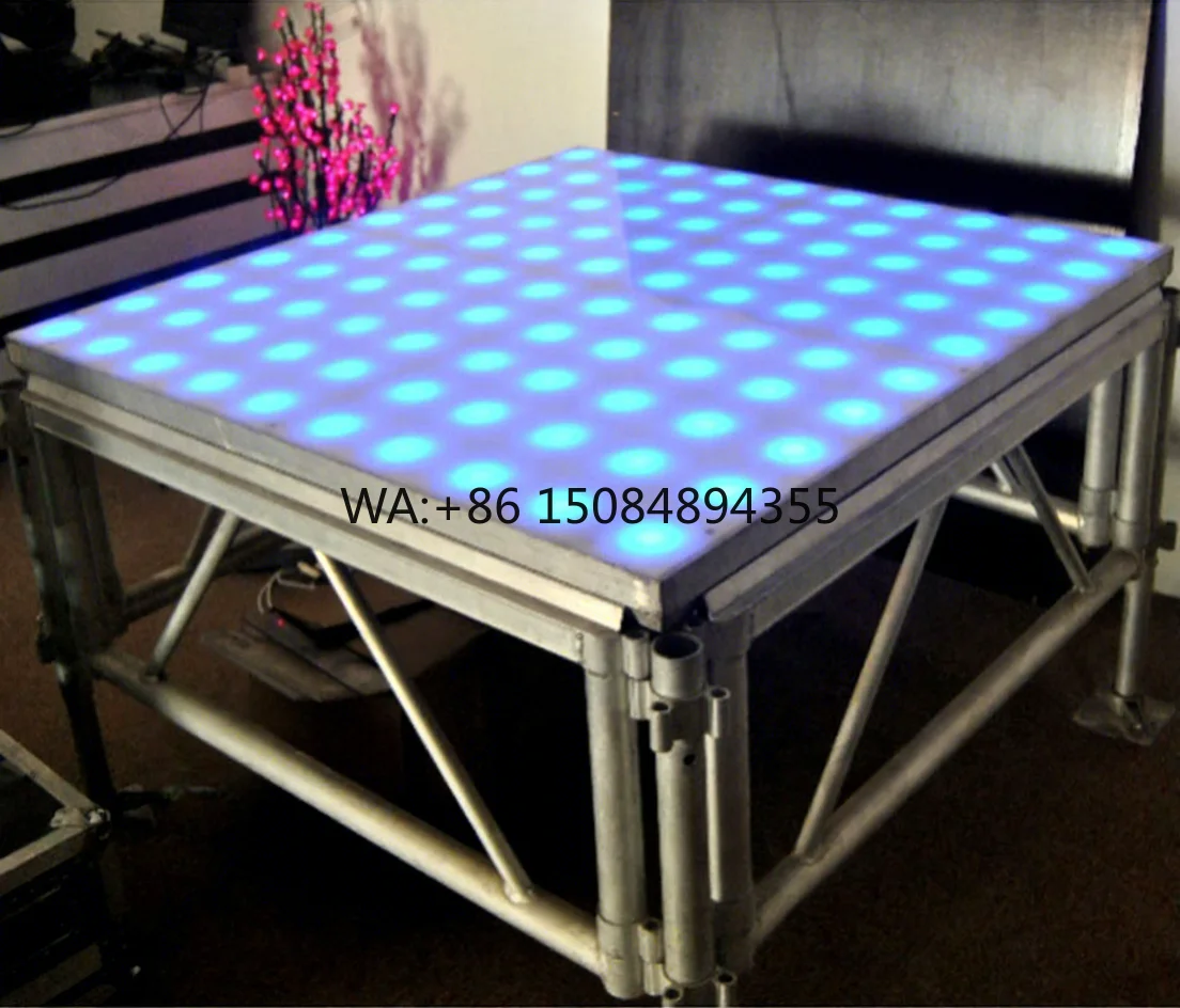 Factory Directly Selling Rigeba 1.22m*1.22m RGB Led Digital Dance Floor Stage Tiles
Factory Directly Selling Rigeba 1.22m*1.22m RGB Led Digital Dance Floor Stage Tiles