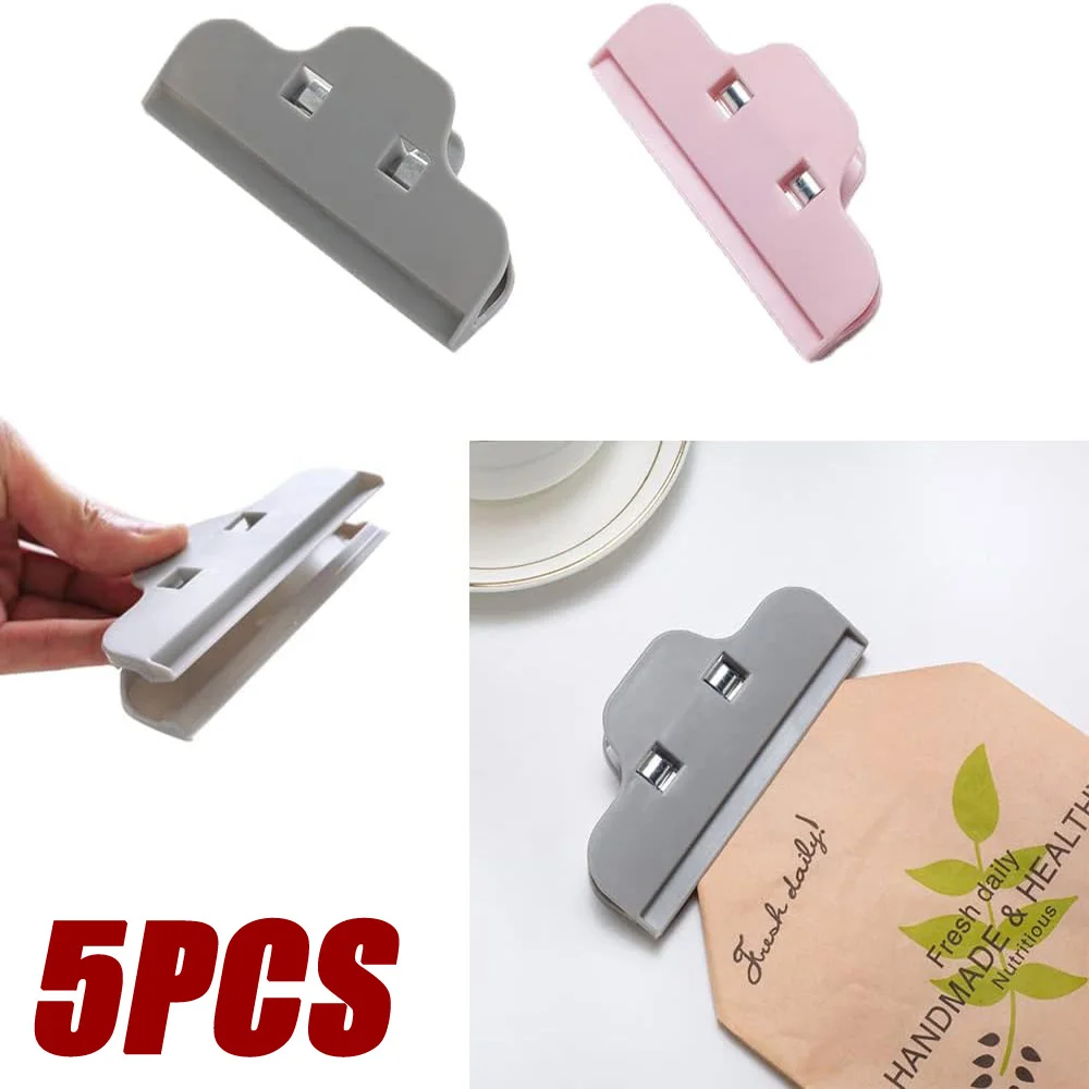 5Pcs Food Bag Sealing Clip Food Moisture-proof Bag Sealing Clip Large Snack Clip Food Kitchen Plastic Bag Clip Accessories
5Pcs Food Bag Sealing Clip Food Moisture-proof Bag Sealing Clip Large Snack Clip Food Kitchen Plastic Bag Clip Accessories
