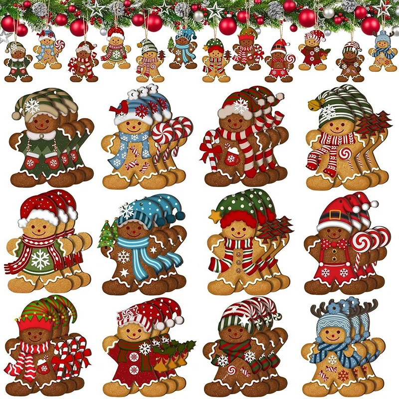 Christmas Gingerbread Man Ornaments Xmas Tree Hanging Wooden Pendant 2025 Christmas Home Decoration New Year Party DIY Gift Tags
Christmas Gingerbread Man Ornaments Xmas Tree Hanging Wooden Pendant 2025 Christmas Home Decoration New Year Party DIY Gift Tags