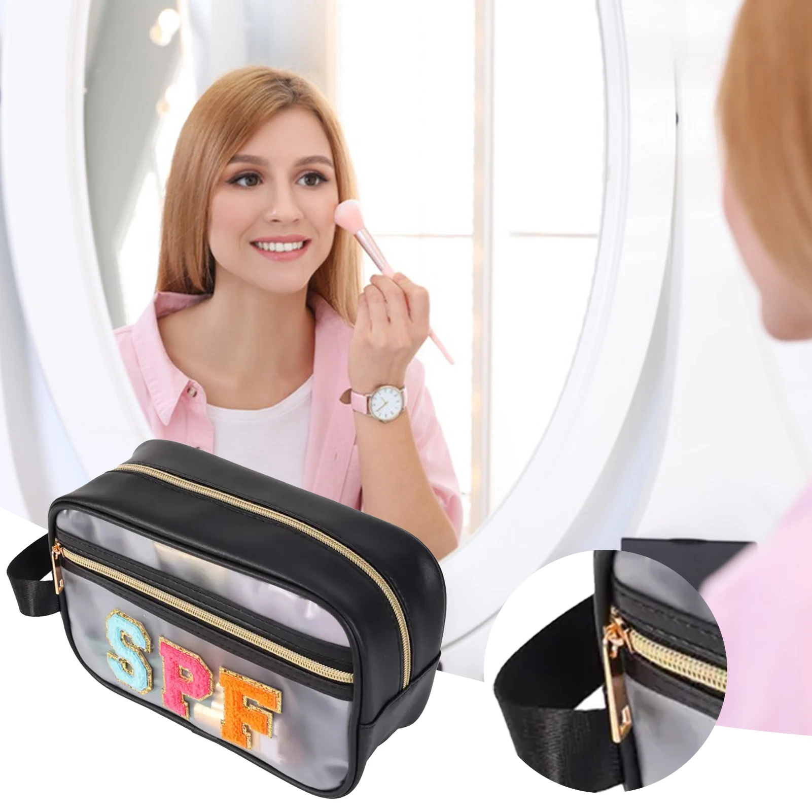 Portable Makeup Storage Bag Multipurpose Travel Makeup Organiser For Hand Cream Body Lotion
Portable Makeup Storage Bag Multipurpose Travel Makeup Organiser For Hand Cream Body Lotion