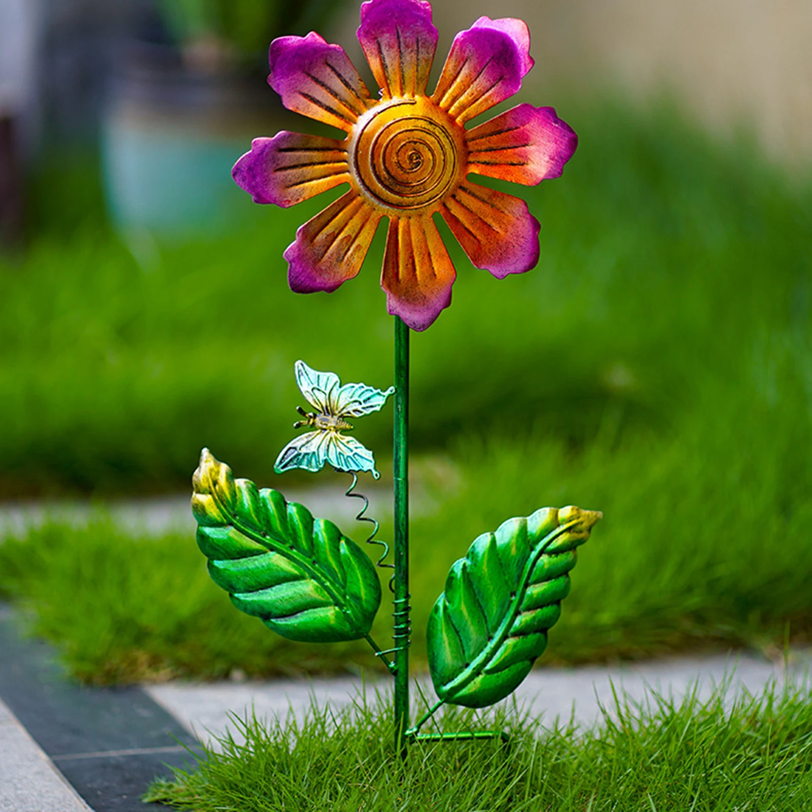 Iron Windmill Ornament Metal Garden Decor For Yard Outdoor Landscape Sunflower Rotating Stake Decoration
Iron Windmill Ornament Metal Garden Decor For Yard Outdoor Landscape Sunflower Rotating Stake Decoration