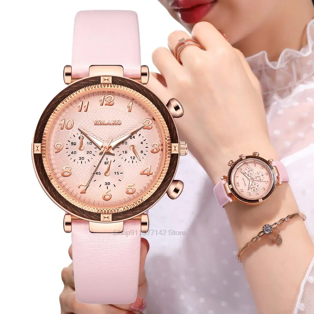 Luxury Women's Fashion Exquisite Number Watches Quartz Watch Ladies Design Wristwatches leather Female Dress Little Watch Women
Luxury Women's Fashion Exquisite Number Watches Quartz Watch Ladies Design Wristwatches leather Female Dress Little Watch Women