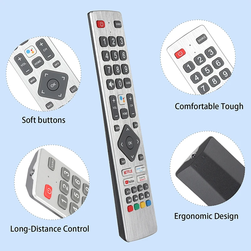 SHWRMC0133 Voice Remote Control Compatible With Sharp TV 40BL2EA 40BL3EA 40BL4EA 40BL5EA 50BL2EA 24BI2EA 24BI6EA 32BI2EA 32BI5EA
SHWRMC0133 Voice Remote Control Compatible With Sharp TV 40BL2EA 40BL3EA 40BL4EA 40BL5EA 50BL2EA 24BI2EA 24BI6EA 32BI2EA 32BI5EA