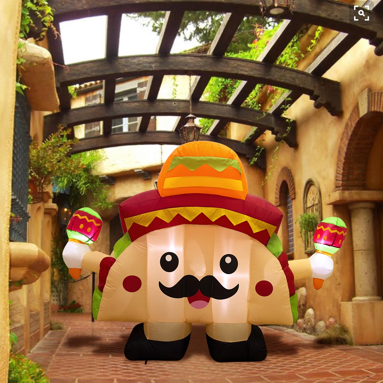 6ft Mexcian Inflatable Treadmill Outdoor Decorations Cinco De Mayo Theme Party Celebration Supplies for Garden Lawn Decorations
6ft Mexcian Inflatable Treadmill Outdoor Decorations Cinco De Mayo Theme Party Celebration Supplies for Garden Lawn Decorations