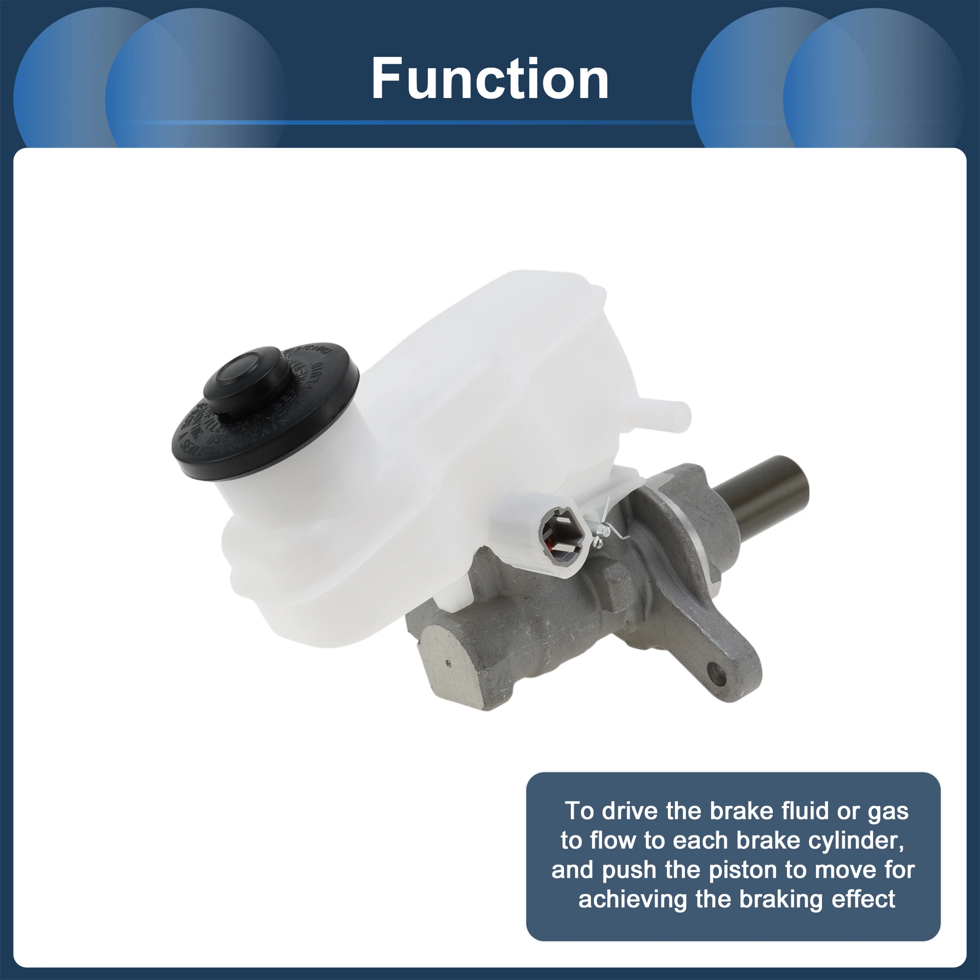 Главный тормозной цилиндр UXCELL с резервуаром No 47201BZ270 для Toyota TOWNACE 2008, серебристый тон, белый алюминиевый сплав, пластик, 1 шт.
Главный тормозной цилиндр UXCELL с резервуаром No 47201BZ270 для Toyota TOWNACE 2008, серебристый тон, белый алюминиевый сплав, пластик, 1 шт.