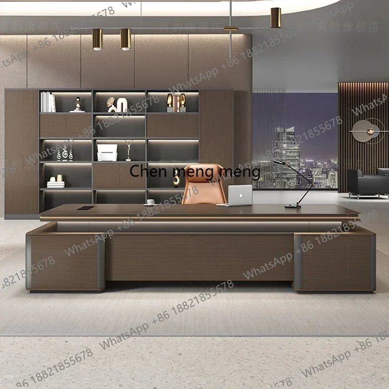 Hot sales Nordic Design Office Desk Modern Shelves Computer Gaming Adjustable Storage Office Desk Minimalist Furniture
Hot sales Nordic Design Office Desk Modern Shelves Computer Gaming Adjustable Storage Office Desk Minimalist Furniture