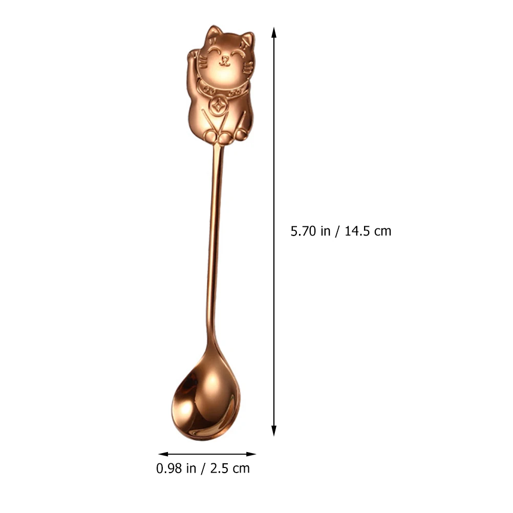 5pcs Coffee Spoon Stainless Steel Cartoon Teaspoon Lovely Kitchen Supply Stirring Mixing for Tea Espresso Dessert Ice Cream
5pcs Coffee Spoon Stainless Steel Cartoon Teaspoon Lovely Kitchen Supply Stirring Mixing for Tea Espresso Dessert Ice Cream