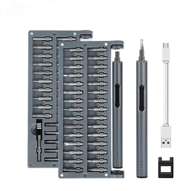 BIESUO 59-piece Precision Electric Screwdriver Set Rechargeable Computer Mobile Phone Small Repair Electric Batch Electric
BIESUO 59-piece Precision Electric Screwdriver Set Rechargeable Computer Mobile Phone Small Repair Electric Batch Electric