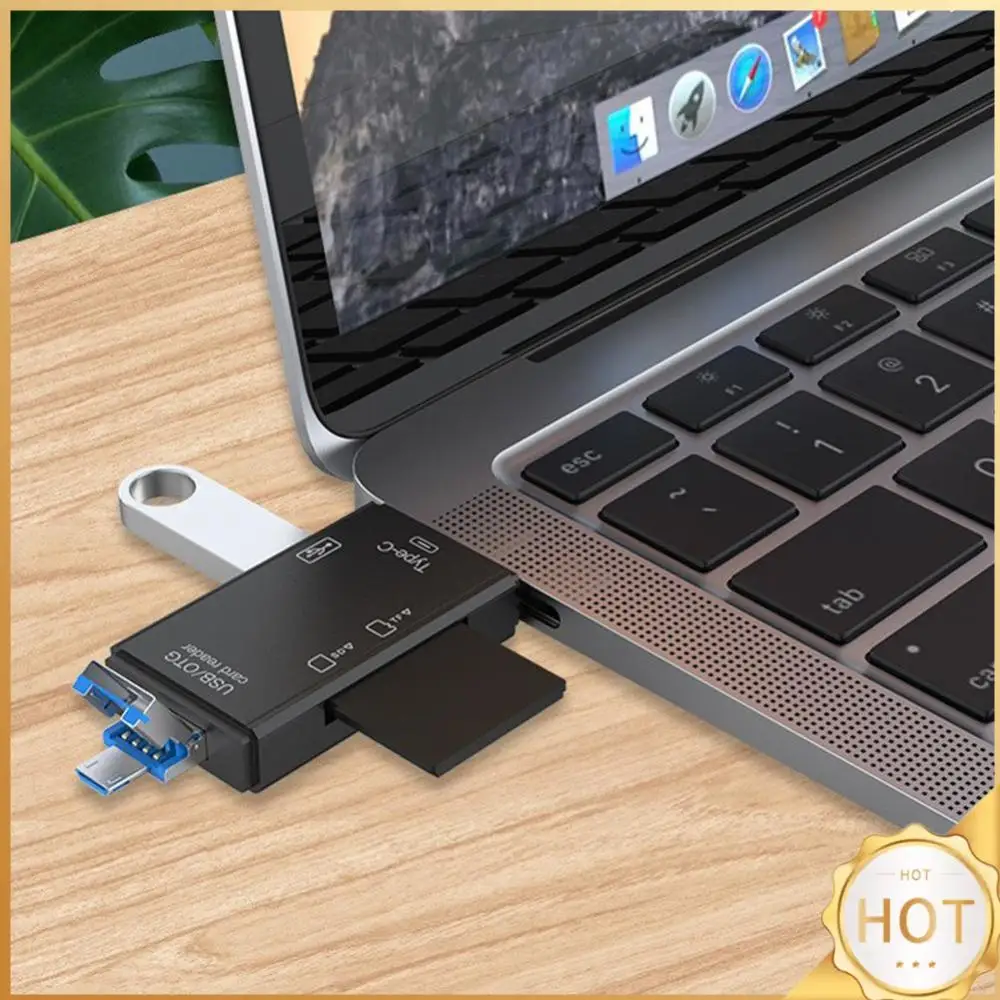 6 IN 1 USB/Micro USB/Type C To SD TF Card Reader Adapter 480Mbps USB 3.0 OTG Memory Card Reader Laptop PC Accessories
6 IN 1 USB/Micro USB/Type C To SD TF Card Reader Adapter 480Mbps USB 3.0 OTG Memory Card Reader Laptop PC Accessories