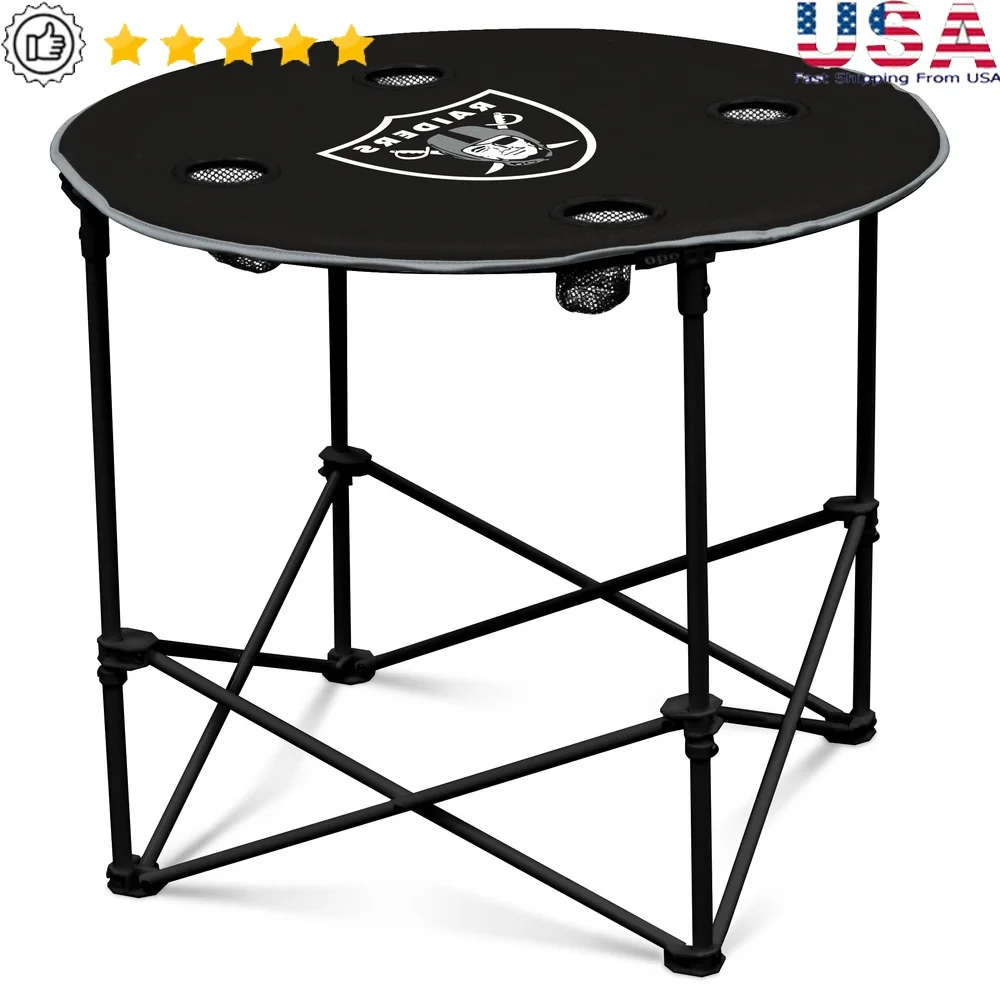 Portable Round Table Outdoor Parties with Cup Holders Easy Storage Tailgate Camping Folding Design Durable Steel Frame
Portable Round Table Outdoor Parties with Cup Holders Easy Storage Tailgate Camping Folding Design Durable Steel Frame