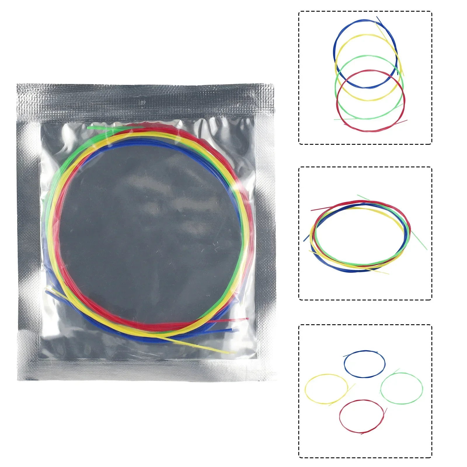 Ukulele Strings Set Nylon String Colourful Ukulele Replacement Accessories Clear Bright Sound Colored Strings Musical Instrument
Ukulele Strings Set Nylon String Colourful Ukulele Replacement Accessories Clear Bright Sound Colored Strings Musical Instrument