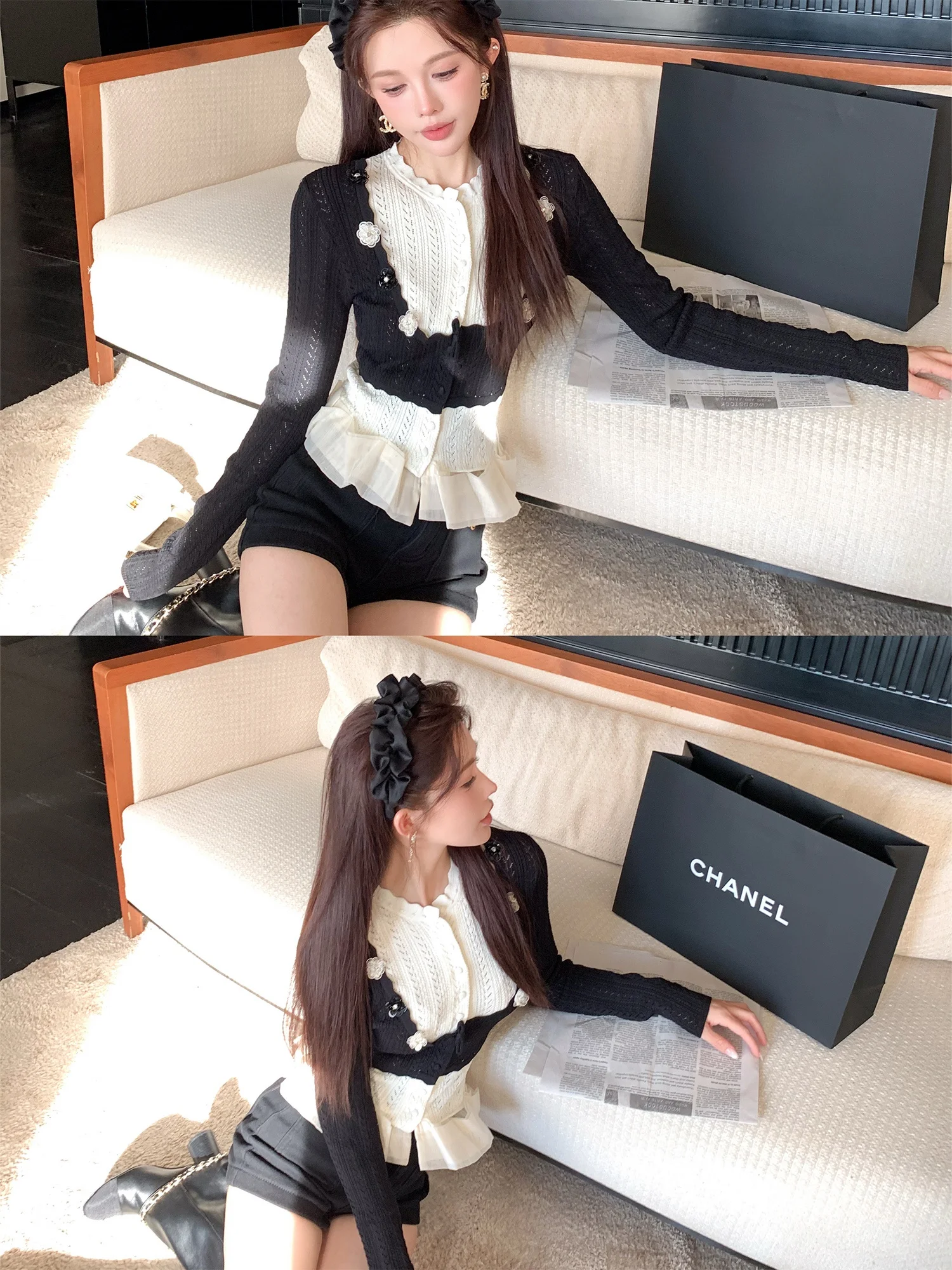 Женский вязаный свитер LADIESFIRST с цветочным узором, универсальный, милый, с длинными рукавами, элегантный крой, из полиэфирного волокна
Женский вязаный свитер LADIESFIRST с цветочным узором, универсальный, милый, с длинными рукавами, элегантный крой, из полиэфирного волокна