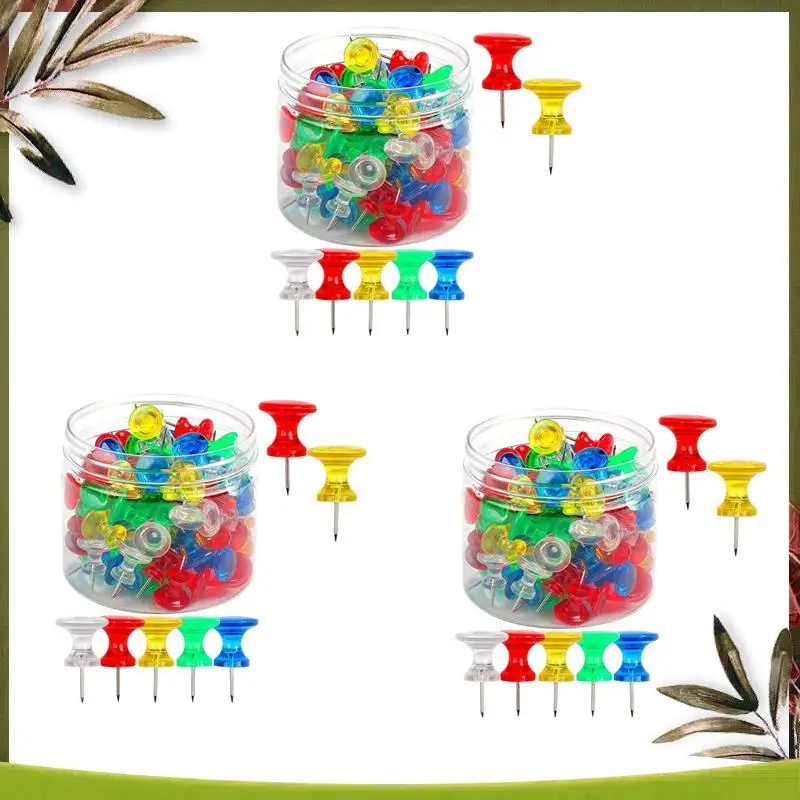 New-Giant Push Pins 300-Pack Large Thumbtacks Used For Cork Board Bulletin Board With Plastic Case
New-Giant Push Pins 300-Pack Large Thumbtacks Used For Cork Board Bulletin Board With Plastic Case
