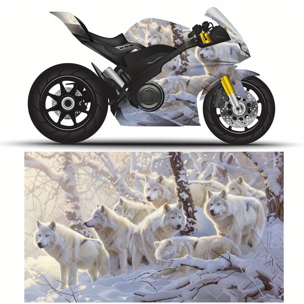 Виниловая пленка для мотоцикла Snowfield Wolf Pack из ПВХ, самоклеящаяся водонепроницаемая наклейка, декоративная пленка против царапин для кузова велосипеда, сделай сам
Виниловая пленка для мотоцикла Snowfield Wolf Pack из ПВХ, самоклеящаяся водонепроницаемая наклейка, декоративная пленка против царапин для кузова велосипеда, сделай сам