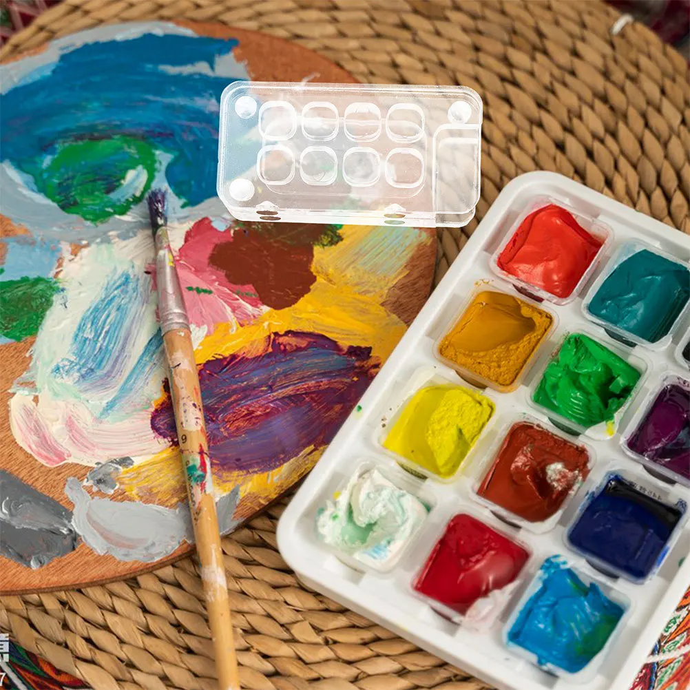 2Pcs Compact Watercolor Palette Box 8 Compartment Portable Travel Friendly Pigment Tray for on The Go Artists Color Mixing Tool
2Pcs Compact Watercolor Palette Box 8 Compartment Portable Travel Friendly Pigment Tray for on The Go Artists Color Mixing Tool