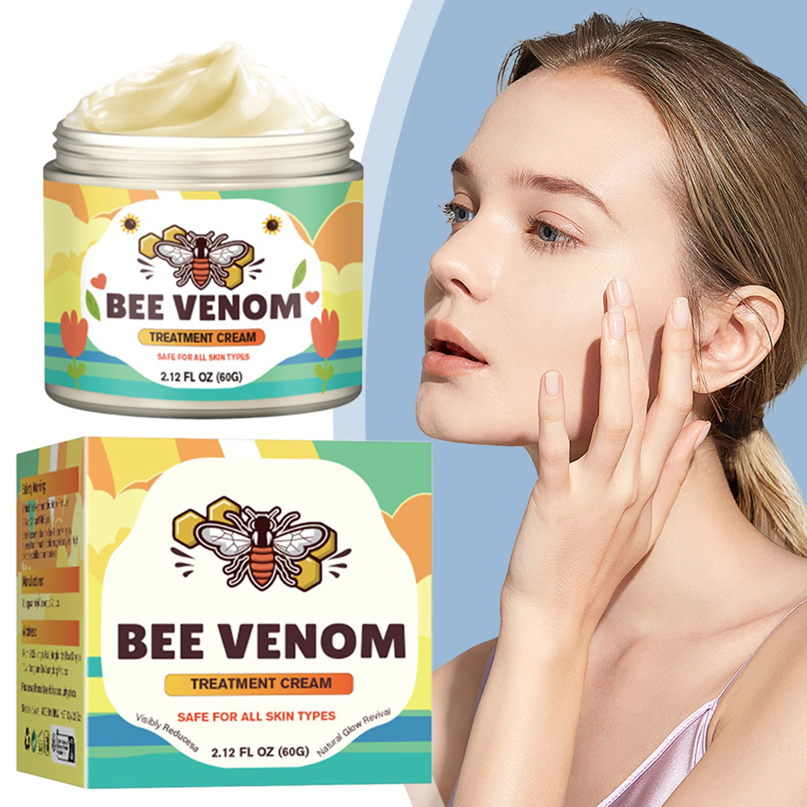 Крем для лечения кожи Bee-Venom, восстанавливающий кожу крем для лица против старения для женщин
Крем для лечения кожи Bee-Venom, восстанавливающий кожу крем для лица против старения для женщин