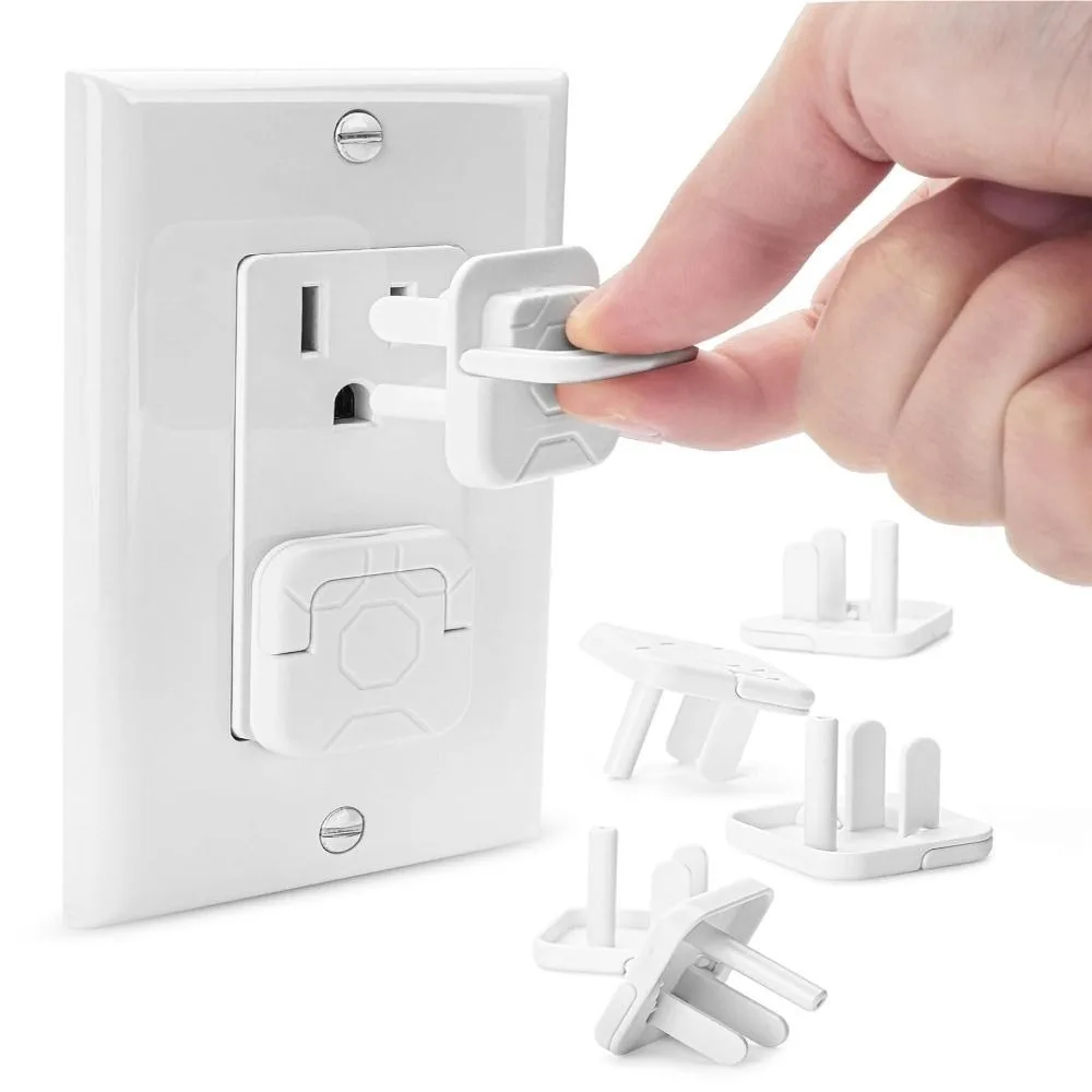 10Pcs US Standard Outlet Plug Cover Three Prong Child Proof Socket Protector Pull Handle Easy Install Electrical Outlet Cap
10Pcs US Standard Outlet Plug Cover Three Prong Child Proof Socket Protector Pull Handle Easy Install Electrical Outlet Cap