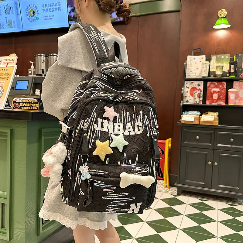 Ins High-Value Waterproof Casual Simple Lightweight Large Capacity Wear-Resistant Burden-Reducing
Ins High-Value Waterproof Casual Simple Lightweight Large Capacity Wear-Resistant Burden-Reducing