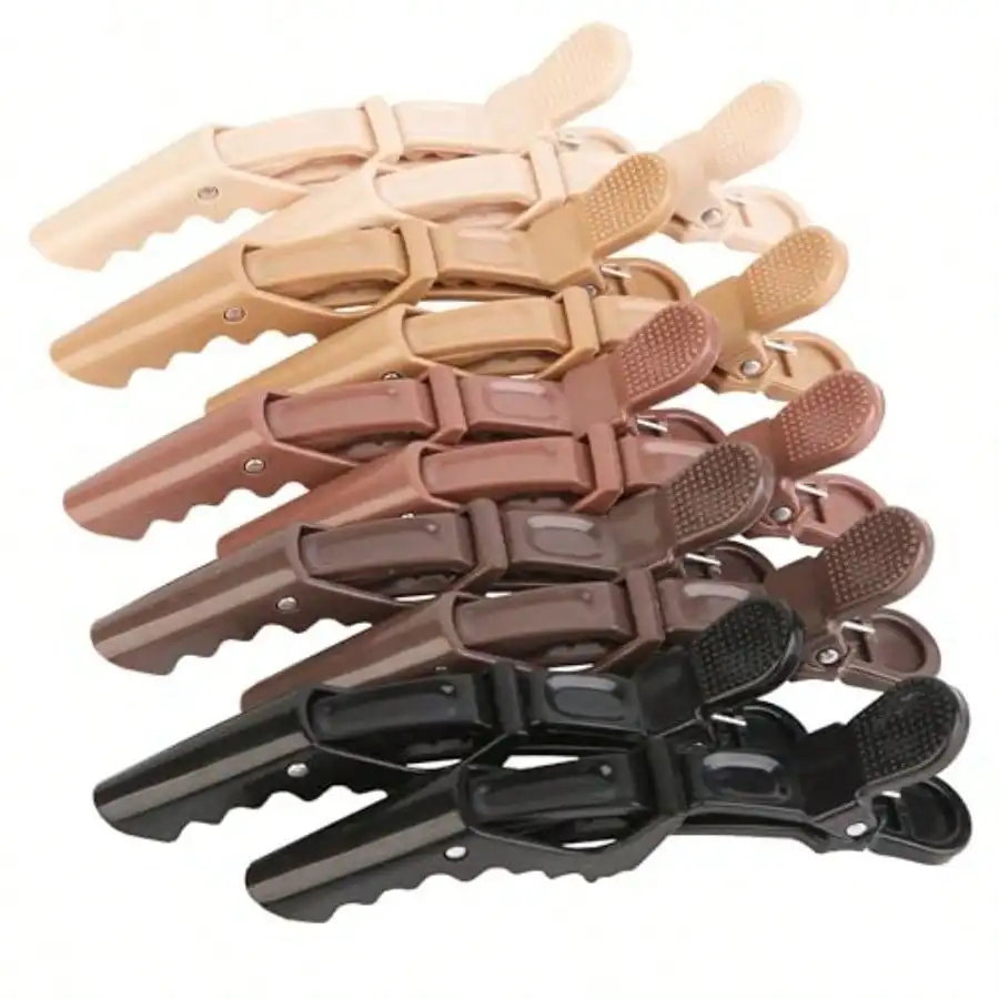 Hair Clips For Women Wide Teeth Double-Hind Design Alligator Styling Sectioning Clips
Hair Clips For Women Wide Teeth Double-Hind Design Alligator Styling Sectioning Clips