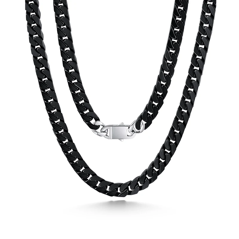 Ceramic Cuban Link Chains For Men Necklace Hip Hop Neck Male Jewelry Accessories Black Miami Cuban Chain Women Fashion Necklaces
Ceramic Cuban Link Chains For Men Necklace Hip Hop Neck Male Jewelry Accessories Black Miami Cuban Chain Women Fashion Necklaces