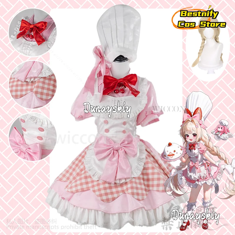 Crust Game Nikke Goddess Of Victory Cosplay Anime Costume Japanese Kawaii Lolita Lace Plaid Skirt Cooks Uniform Wigs SUITS
Crust Game Nikke Goddess Of Victory Cosplay Anime Costume Japanese Kawaii Lolita Lace Plaid Skirt Cooks Uniform Wigs SUITS