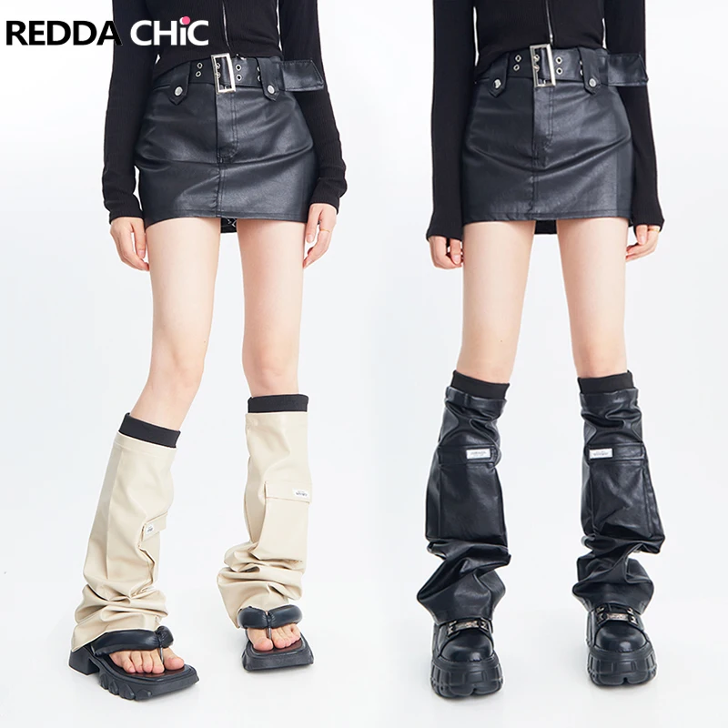 Женские кожаные гетры с карманами REDDACHiC, черные Вязаные гольфы до колена в стиле стимпанк, длинные носки в стиле гранж Y2k, винтажные сапоги, чехол
Женские кожаные гетры с карманами REDDACHiC, черные Вязаные гольфы до колена в стиле стимпанк, длинные носки в стиле гранж Y2k, винтажные сапоги, чехол