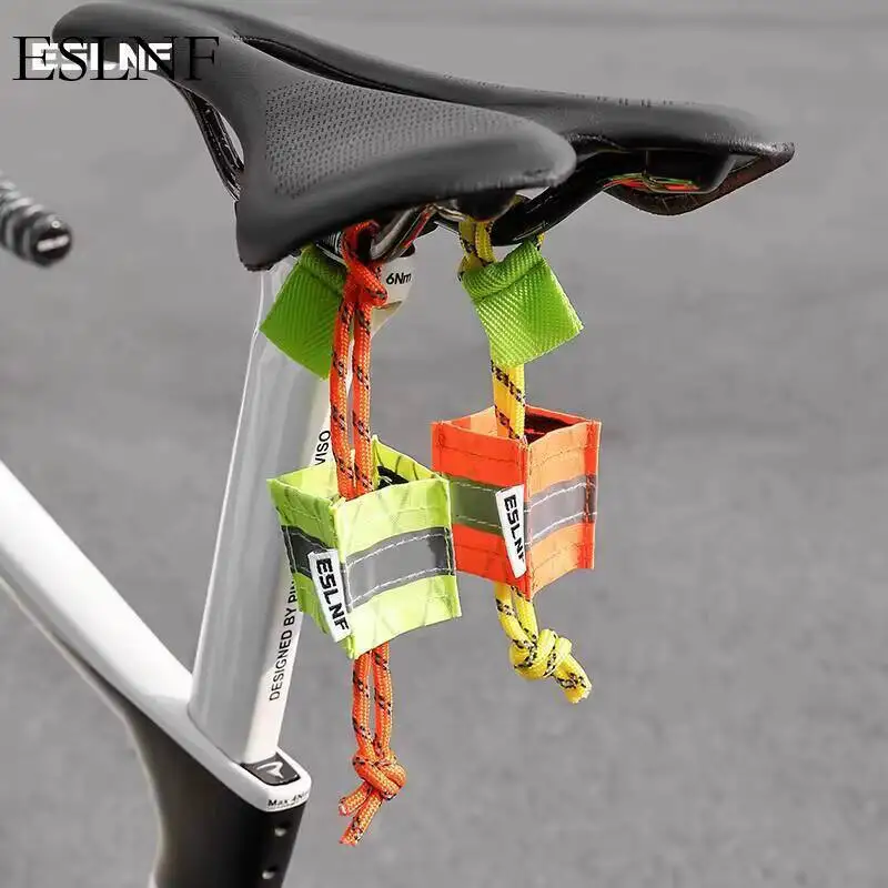 ESLNF Reflective Bike Seat Hanger Safety Pendant High Visibility Night Riding Accessory Unique for Road Mountain Bikes
ESLNF Reflective Bike Seat Hanger Safety Pendant High Visibility Night Riding Accessory Unique for Road Mountain Bikes