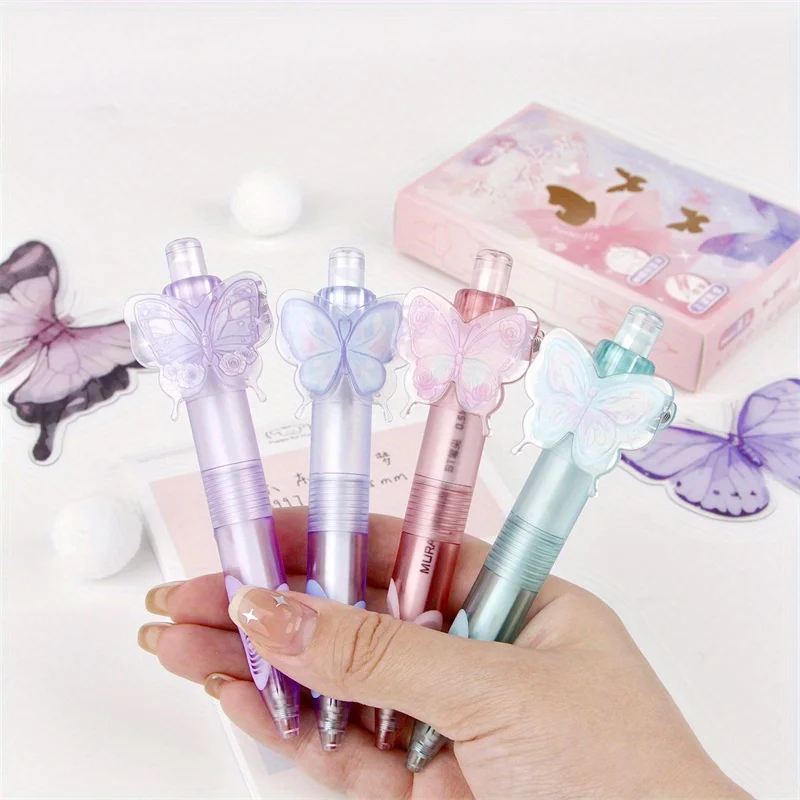 4-Pack Butterfly Bookmark Pen Set, Multi-Functional Pocket Pens, Ergonomic Writing Instruments, Portable Exam & Quiz Pens
4-Pack Butterfly Bookmark Pen Set, Multi-Functional Pocket Pens, Ergonomic Writing Instruments, Portable Exam & Quiz Pens