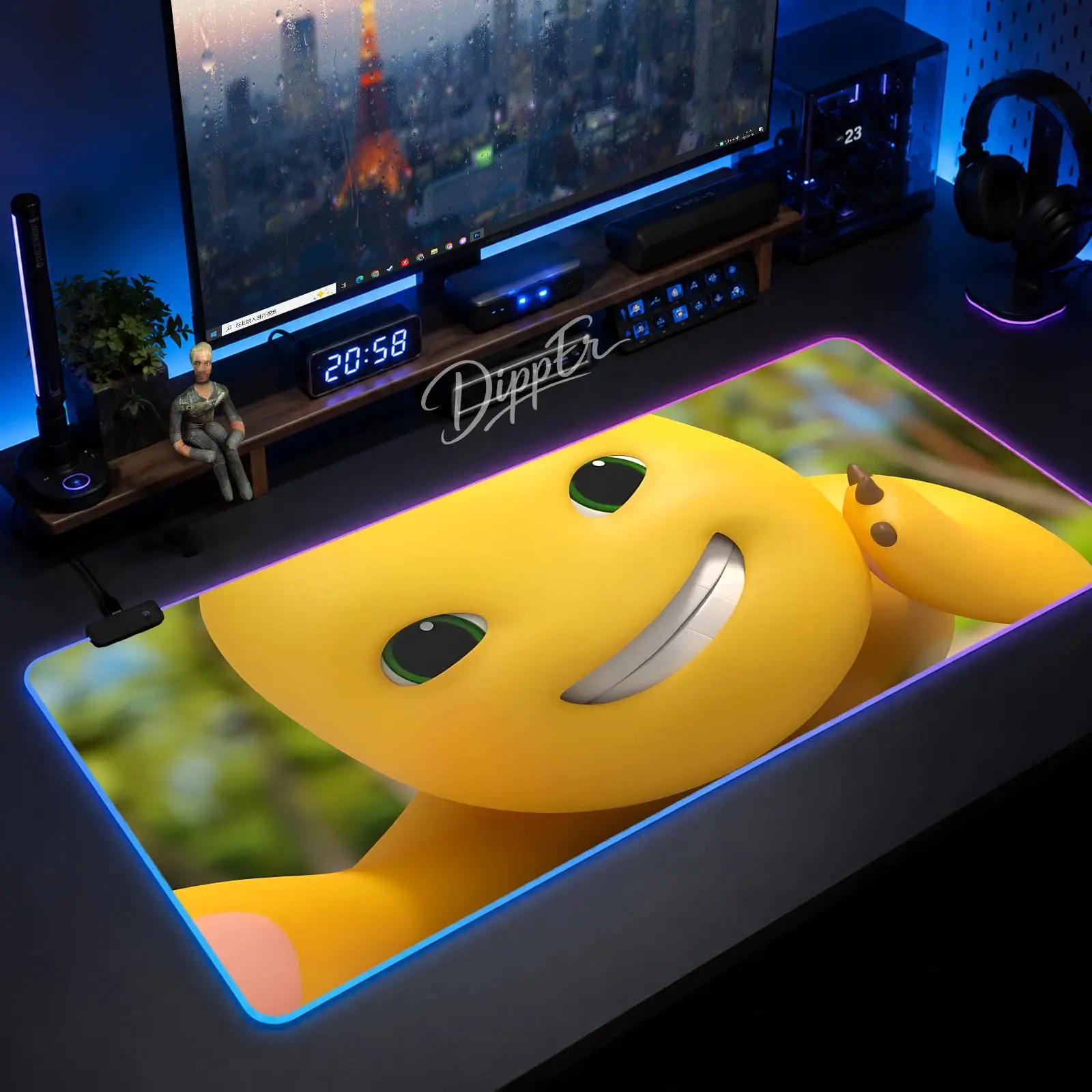A-Nailong Mouse Pad Large Size LED Glowing Table Pad XXL Gaming Non-slip Rubber Mat With Backlight
A-Nailong Mouse Pad Large Size LED Glowing Table Pad XXL Gaming Non-slip Rubber Mat With Backlight