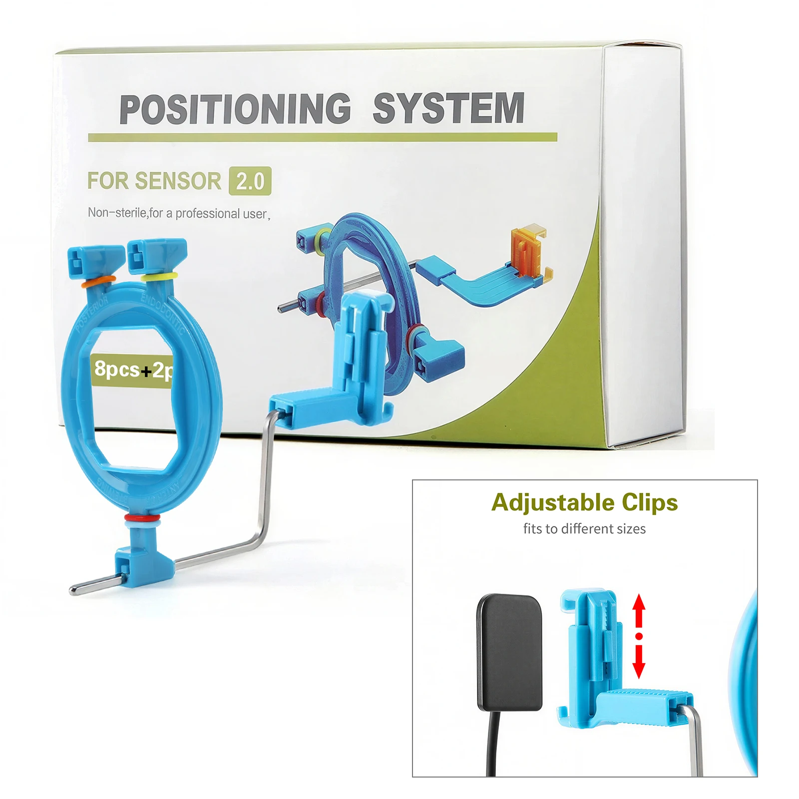 Dental X-Ray Positioner Digital Xray 2.0 Sensor Holder Film Positioning System - Adjustable Film Holder for Dentists Clinics
Dental X-Ray Positioner Digital Xray 2.0 Sensor Holder Film Positioning System - Adjustable Film Holder for Dentists Clinics