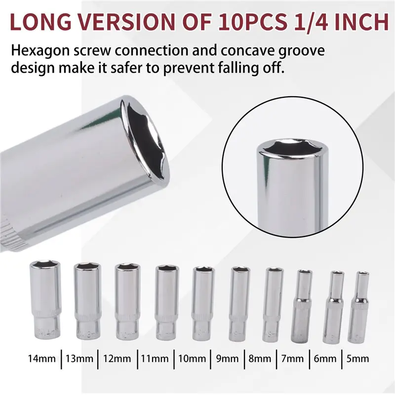 2025 Trend External Socket Hexagon Socket Head Sleeve Combined Tool
2025 Trend External Socket Hexagon Socket Head Sleeve Combined Tool